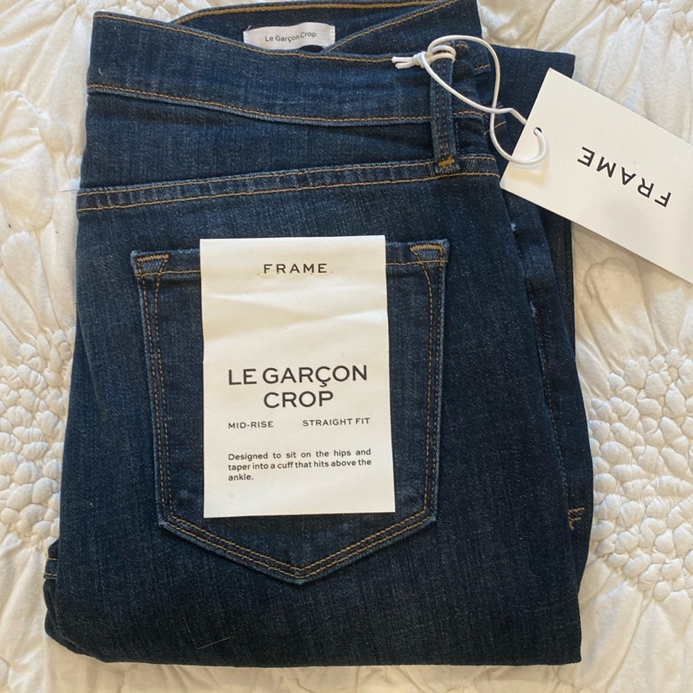NWT Le Garcon Crop from Frame